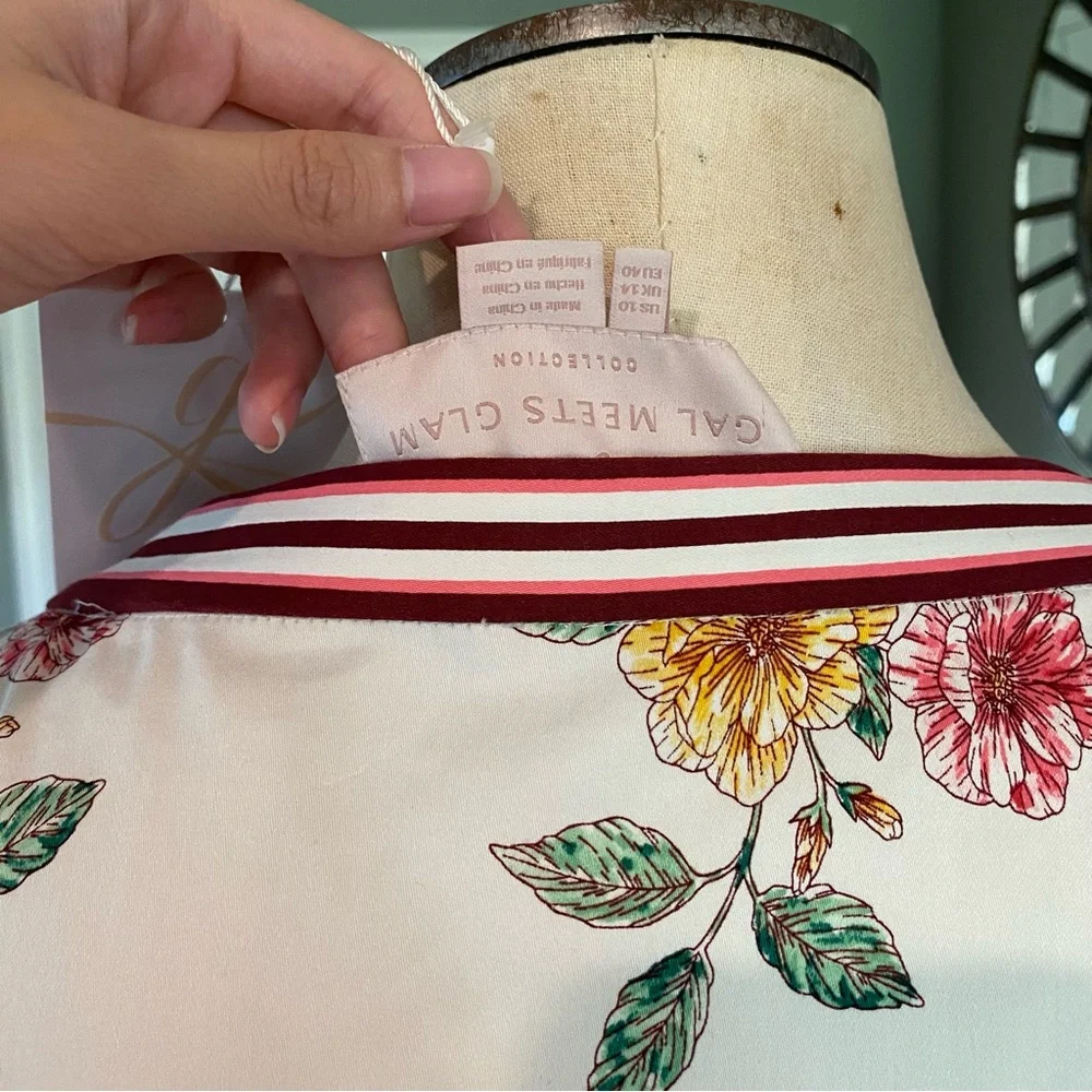 NWT Anthropologie Gal Meets Glam Teresa Floral Wrap Dress - Picture 11 of 12
